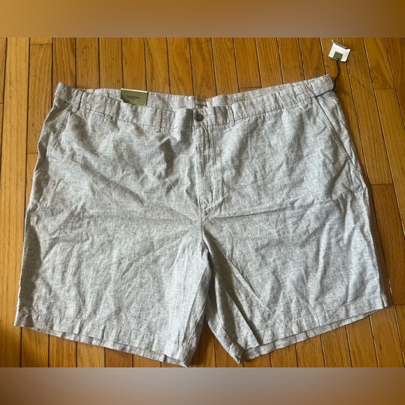 goodfellow co linden shorts Men’s Linen Cotton Blend Chino 9” Inseam Size 56 NWT - Picture 2 of 9